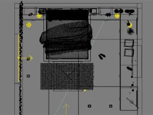 photorealistic bedroom 0052 3D Model