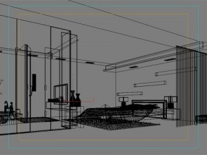 photorealistic bedroom 0053 Model 3D