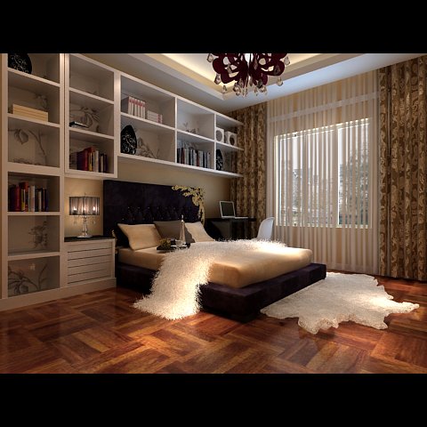 photorealistic bedroom 0054 3D 모델 .c4d .max .obj .3ds .fbx .stl .blend 