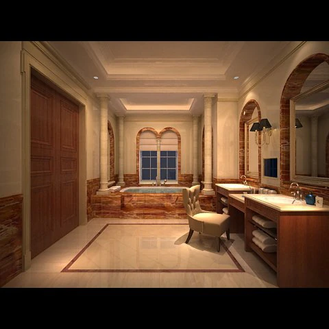 photorealistic bathroom 0004 3D Model .c4d .max .obj .3ds .fbx .stl .blend 
