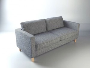 ikea karlstad sofa Model 3D