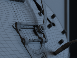 gibson es335 guitar 3D Model