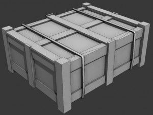 woodbox01 3D Модель