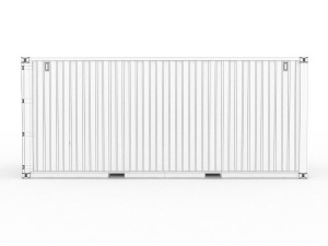 20 feet msc standard shipping container 3D 模型