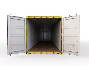 40 feet msc standard shipping container 3D Model
