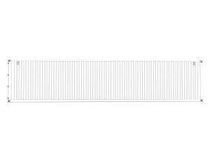 40 feet msc standard shipping container 3D Model