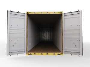 40 feet high cube msc shipping container 3D Model
