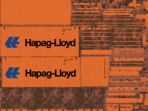 20 feet hapag-lloyd standard shipping container Modelo 3D