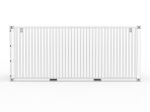 20 feet hapag-lloyd standard shipping container Modelo 3D