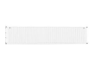 40 feet hapag-lloyd standard shipping container Model 3D