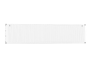 40 feet high cube hapag lloyd shipping container 3D Model