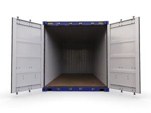 20 feet cma-cgm standard shipping container Modelo 3D
