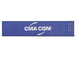 40 feet cma-cgm standard shipping container 3D Model