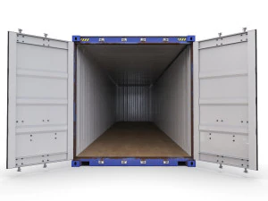 40 feet cma-cgm standard shipping container 3D Model
