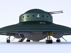 Nazi ufo haunebu 2 3D Model