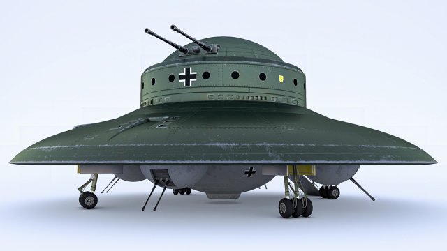 Download Nazi ufo haunebu 2 3D Model