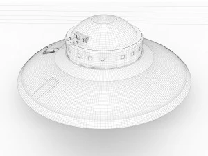 Nazi ufo haunebu 2 3D Model