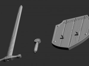 Legendary Sword EXCALIBUR 3D Baskı Modeli