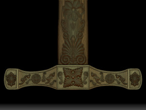 Legendary Sword EXCALIBUR 3D Baskı Modeli