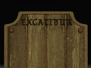 Legendary Sword EXCALIBUR 3D Baskı Modeli