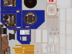 Portacontenedores refrigerados HAMBURG SUD de 40 pies Modelo 3D