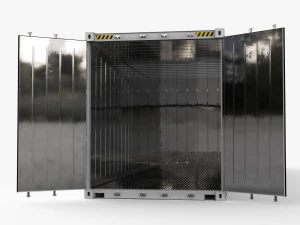 40ft MSC Container Reefer CARRIER 3D Model
