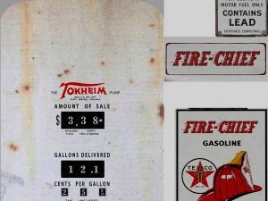 Vintage TEXACO Gas Pump 1948 3Dモデル