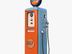 Vintage K&ouml;rfez Gaz Pompası 1948 3D Model
