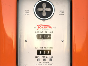 Vintage GULF Gas Pump 1948 3D 模型
