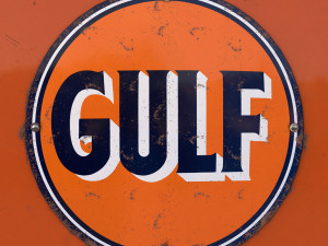 Vintage GULF Gas Pump 1948 3D 模型