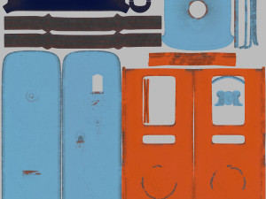 Vintage GULF Gas Pump 1948 3D 模型