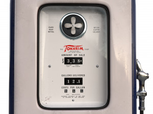 Vintage FIREBIRD Gas Pump 1948 3Dモデル