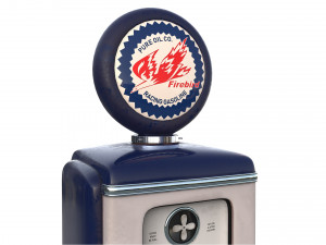Vintage FIREBIRD Gas Pump 1948 3Dモデル