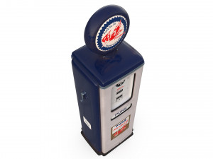 Vintage FIREBIRD Gas Pump 1948 3Dモデル