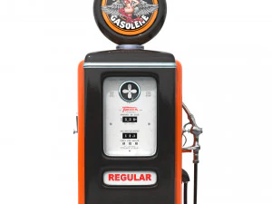 Vintage JOHNSON Gas Pump 3D Model