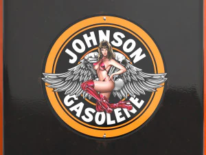 Vintage JOHNSON Gas Pump 3D Model