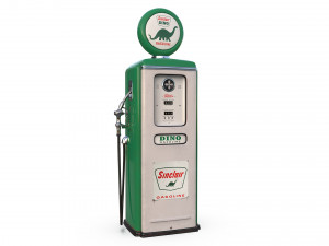 Vintage SINCLAR Gas Pump 1948 3D-Modell