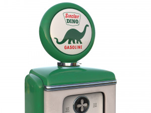 Vintage SINCLAR Gas Pump 1948 3D-Modell