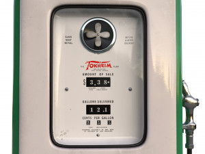 Vintage SINCLAR Gas Pump 1948 3D-Modell