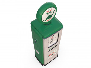 Vintage SINCLAR Gas Pump 1948 3D-Modell
