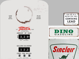 Vintage SINCLAR Gas Pump 1948 3D-Modell