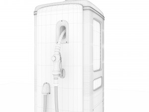 Vintage SINCLAR Gas Pump 1948 3D-Modell