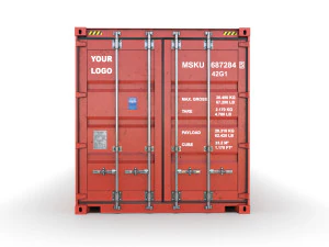 जेनेरिक कंटेनर 20 फीट - PSD संपादित करें 3D मॉडल