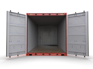 Generic container 20ft - PSD edit 3D Model