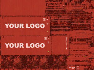 जेनेरिक कंटेनर 20 फीट - PSD संपादित करें 3D मॉडल