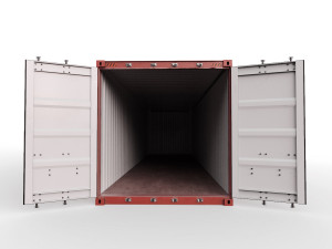 Generic container 40ft standard- PSD edit Modelo 3D