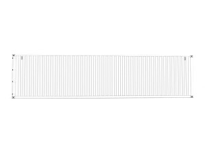 Generic container 40ft high Cube- PSD edit 3D 模型