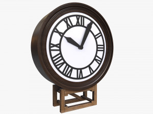 Back to the Future 3- CLOCK 3D 모델