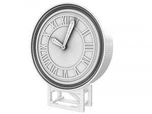 Back to the Future 3- CLOCK 3D 모델