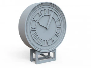 Geleceğe d&ouml;n&uuml;ş 3- Saat 3D Baskı Modeli